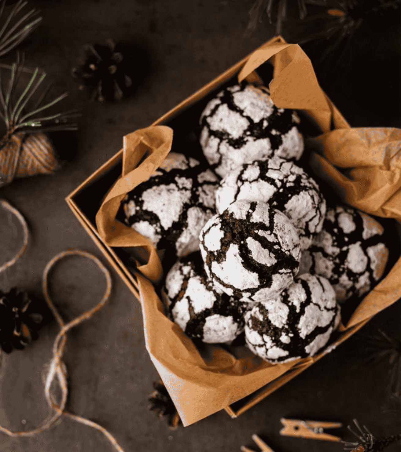 Crinkle cookies